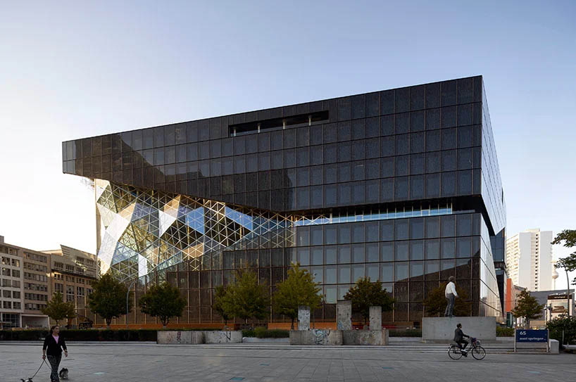 OMA`s axel springer media campus nears completion in berlin